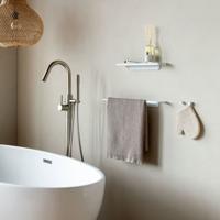 Brabantia Mindset handdoekhouder mineral infinite white - thumbnail