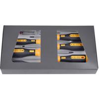 BERNSTEIN Tools for Electronics EUROline-Power Schroevendraaierset Werkplaats 6-delig Plat, Kruiskop Pozidriv - thumbnail