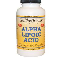 Alfa-liponzuur, 300 mg (150 Capsules) - Healthy Origins - thumbnail