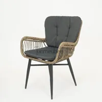 Vita Spider Naturel Dining Tuinstoel (excl. rugkussen) - thumbnail