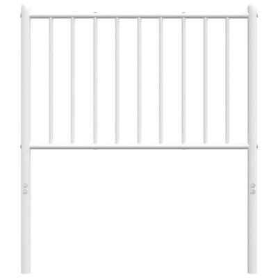 Hoofdbord metaal wit 80 cm