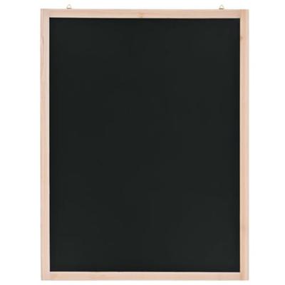 VidaXL Krijtbord voor aan de wand 60x80 cm cederhout