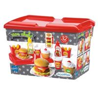 Ecoiffier 100% Chef Hamburgerset 36-delig - thumbnail
