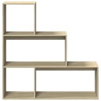 Kamerscherm / boekenkast 123x29x123 cm hout sonoma eiken - thumbnail