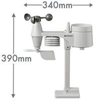 BRESSER 5-in-1 Professional Weather Center met 256 kleurenweergave (zwart) - thumbnail