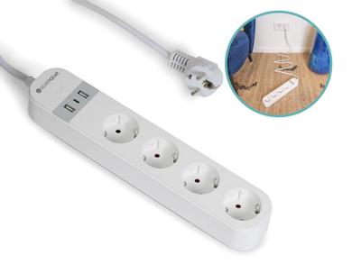 Silvergear Slimme Wifi Stekkerdoos - USB-C en USB-A Silvergear Slimme Wifi Stekkerdoos - USB-C en USB-A