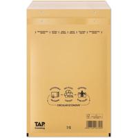 Comebag luchtkussenenveloppen, ft 230 x 340 mm, met stripsluiting, bruin, doos van 100 stuks - thumbnail