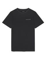 Script Embroidered T-shirt Gunmetal - thumbnail