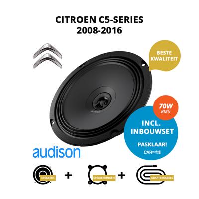 Premium speakers voor Citroen C5 2008-2016 Tourer - Voordeuren/achterdeuren