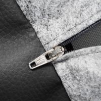 Bia bed kunstleer hoes hondenmand zwart - thumbnail