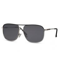 CWI zonnebril heren panto volledig omrand cat. 3 zilver /zwart - thumbnail