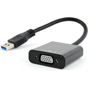 USB 3.0 naar VGA adapter, zwart, Blister verpakking