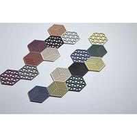 Zone - Hexagon - Onderzetter Set/3 Indigo/Fog/Olive Taupe - thumbnail