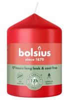 Bolsius stompkaars 6x8 cm delicate red - thumbnail