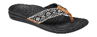 REEF Ortho Woven Slipper Dames Black/White 11 - thumbnail