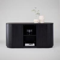 Nohr Dressoir 'Elouise' 160cm, kleur Zwart - thumbnail