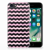 iPhone SE 2022 | SE 2020 | 8 | 7 | TPU bumper | Waves Roze - thumbnail