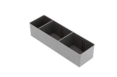 Gedore E-1101 BT Magazijnkast voor kleine onderdelen (l x b x h) 78 x 260 x 63 mm Aantal vakken: 3 Variabele onderverdeling Box Inhoud 1 stuk(s)