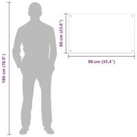 VidaXL Keuken achterwand 2 pcs doorzichtig 90 x 60 cm gehard glas - thumbnail