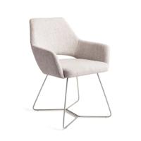 Jesper Home Eetkamerstoel 'Yanai' Beehive Steel, kleur Pigeon - thumbnail