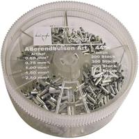 Vogt Verbindungstechnik 625388 Assortiment adereindhulzen 0.5 mm², 0.75 mm², 1 mm², 1.5 mm², 2.5 mm² Ongeïsoleerd Metaal 500 stuk(s) - thumbnail