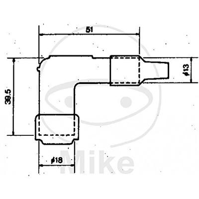 NGK bougiedop plug connector lb05epk - thumbnail