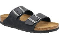 BIRKENSTOCK - Arizona slippers zwart Nubuck Unisex - thumbnail