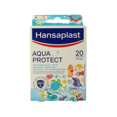 Hansaplast Aqua protect kids pleisters 20 Stuks Hansaplast Aqua protect kids pleisters 20 Stuks