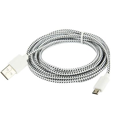 Geweven Nylon stijl micro 5 pin USB data transfer / laad kabel voor samsung galaxy s iv / i9500 / s iii / i9300 / note ii / n7100 / nokia / htc / blac Geweven Nylon stijl micro 5 pin USB data transfer / laad kabel voor samsung galaxy s iv / i9500 / s iii / i9300 / note ii / n7100 / nokia / htc / blac