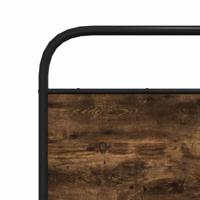 Bedframe zonder matras metaal gerookt eikenkleurig 180x200 cm - thumbnail