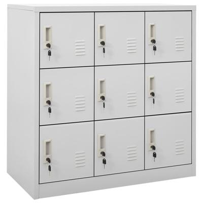 Lockerkast 90x45x92,5 cm staal lichtgrijs Lockerkast 90x45x92,5 cm staal lichtgrijs