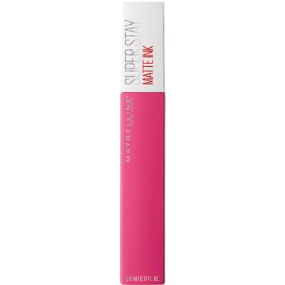 Maybelline SuperStay Matte Ink 30 Romantic - langhoudende lipstick met een trendy ultra matte finish die tot 16 uur blijft zitten - roze liquid lipstick - 5 ml