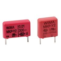 Wima MKY22W11003D00KSSD MKP-draadloze ontstoringscondensator Radiaal bedraad 300 V/AC 10 % 1 stuk(s) - thumbnail