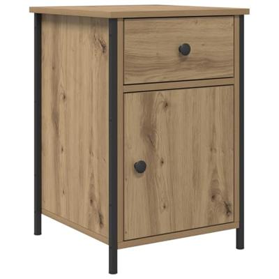 Nachtkastje 2 pcs artisanaal eikenkleurig 40 x 42 x 60 cm