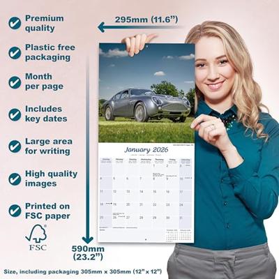 Classic Sports Cars Kalender 2026