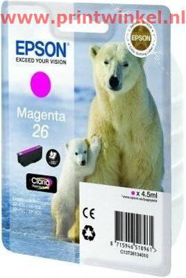 Epson Polar bear Singlepack Magenta 26 Claria Premium Ink