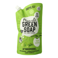 Marcel's Green Soap Refill - afwasmiddel - basilicum & vetiver - 500ml - thumbnail