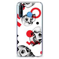 Extreme Case Huawei P30 Lite Skull Red - thumbnail