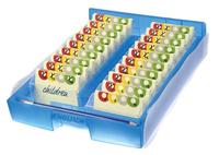 HAN CROCO 9988-643 Flashcards Blauw (doorschijnend) Aantal kaarten (max.): 2.000 kaarten DIN A8 liggend - thumbnail