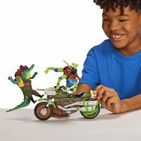 Boti Teenage mutant ninja turtles ninja kick cycle motor met leonardo - thumbnail