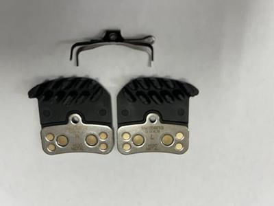 SHIMANO schijfremblokset h03c metal met koelvinnen - thumbnail