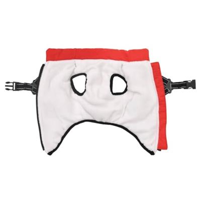 Hondenjas met harnas waterdicht reflecterend rood S Hondenjas met harnas waterdicht reflecterend rood S