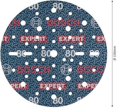 Bosch Professional EXPERT Schuurschijf 150mm P80 VE=6 - 2608902441 Bosch Professional EXPERT Schuurschijf 150mm P80 VE=6 - 2608902441