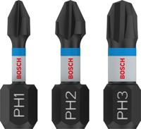 Bosch Accessoires Impact Control Bit PH1/2/3 25mm 3St - 2608522470 - thumbnail