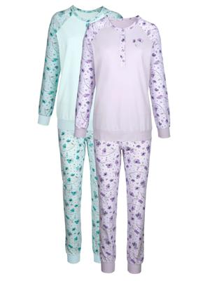 Pyjama Harmony Mint::Lila