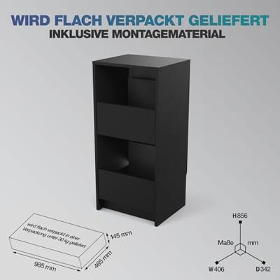 Glorious Vinyl Vault Black platenkast