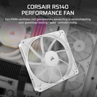 Corsair RS140 Computer behuizing Ventilator 14 cm Wit 1 stuk(s) - thumbnail