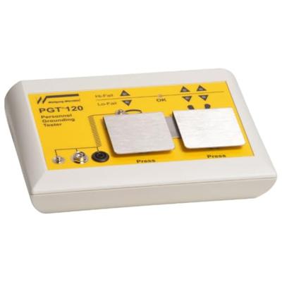 Wolfgang Warmbier PGT120 ESD-testapparatuur Aarding van personen Incl. voetplaat, Incl. fabriekscertificaat Wolfgang Warmbier PGT120 ESD-testapparatuur Aarding van personen Incl. voetplaat, Incl. fabriekscertificaat