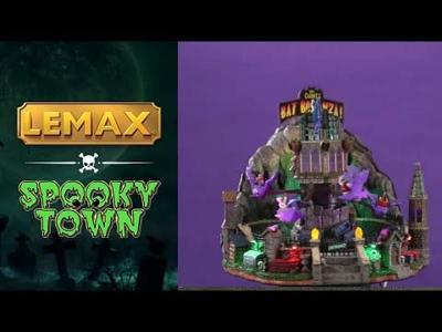 Lemax the count&apos;s bat bonanza bewegend huisje Spooky Town 2022
