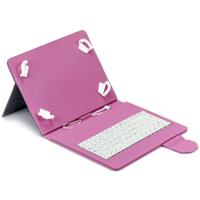 Tablet toetsenbord Maillon Technologique MTKEYUSBPINK Roze Qwerty Spaans - thumbnail
